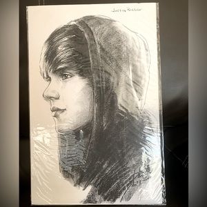 Justin Bieber Hand Drawn Portrait 🎨